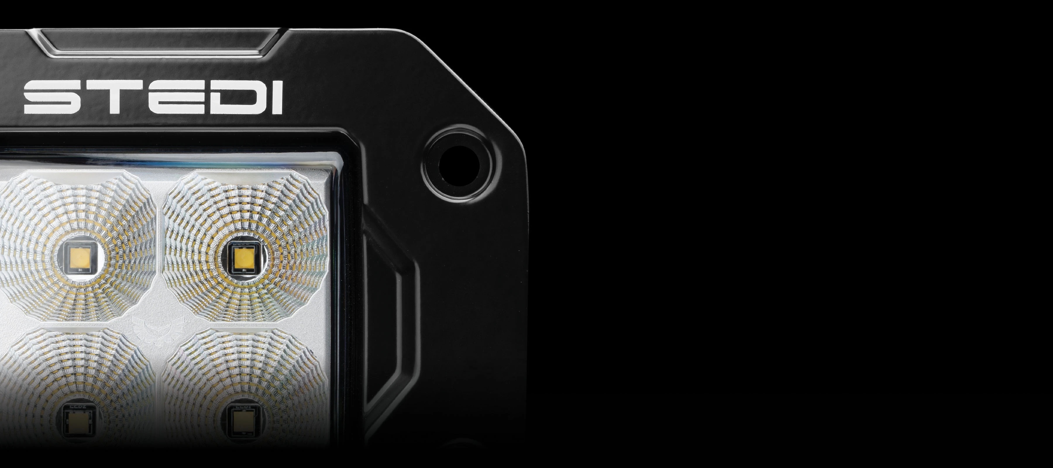 STEDI G4 Black Flush arbetsbelysning